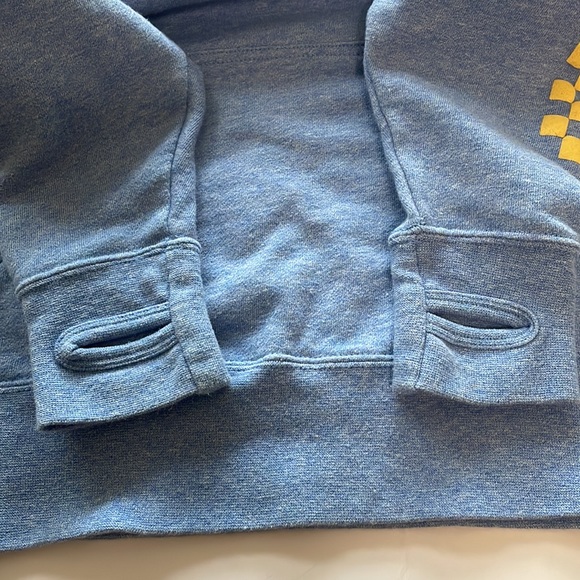 SANTA CRUZ skater sweatshirt size small. Light blue with yellow check. ECU - Picture 16 of 16